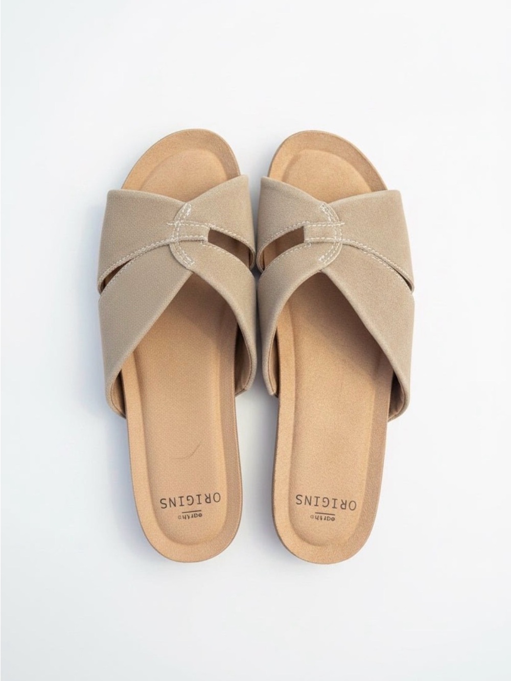 Earth Origins Lexi Slide Sandal (Women) - Peach Multi size 9.5 New with box